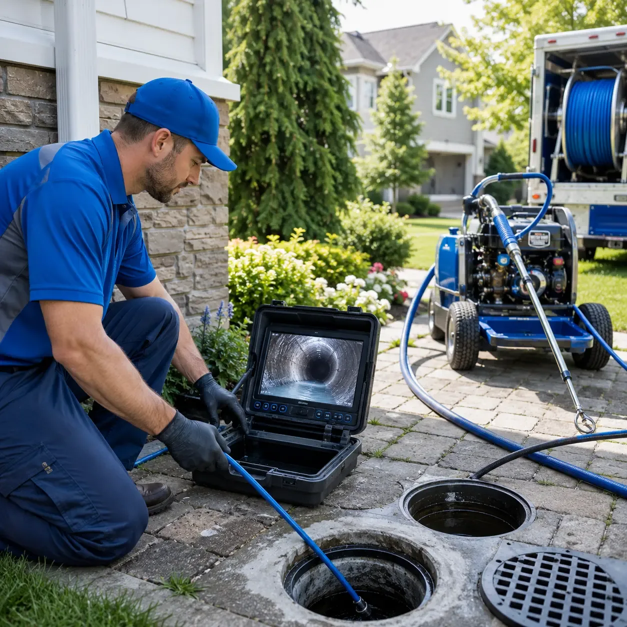 Outdoor drain cleaning professionals serving Pineville, SC
